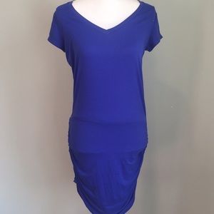 Athleta Topanga V-Neck Blue dress sz S like new
